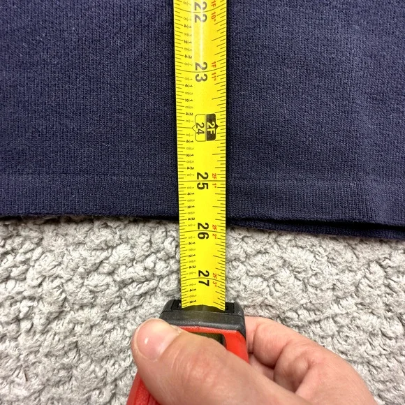 Polo Ralph Lauren 1/4 Zip Pullover Mens XL Blue Preppy Sweatshirt Modern - Picture 6 of 8